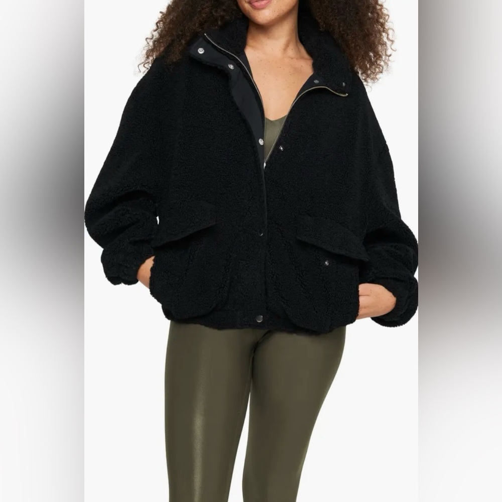 Spiritual Gangster Marcel Sherpa Black Teddy Jacket